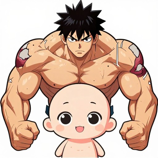 MUSCLE POWERHOUSE - Cute Chibi