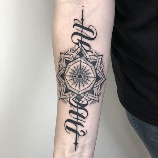 CURSIVE ARM - Geometric