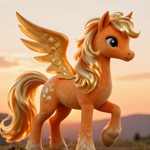 SUNSET PEGASUS - Realistic