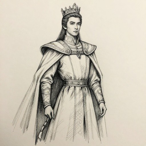 ELEGANT PRINCE - Sketch Art