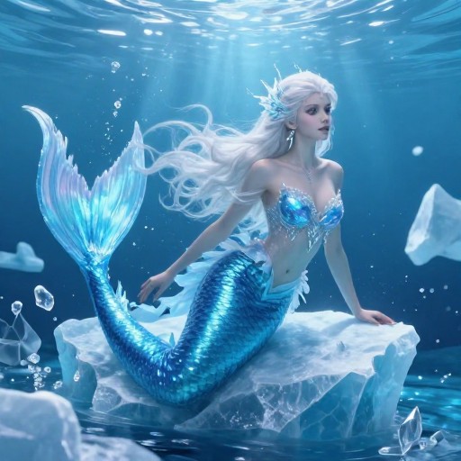 ARCTIC MERMAID - Fantasy Art