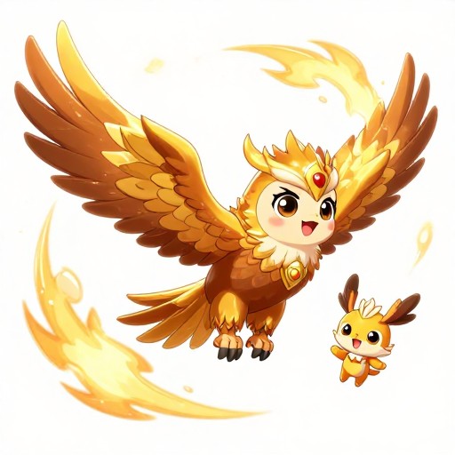 GOLDEN HAWK - Kwami Chibi