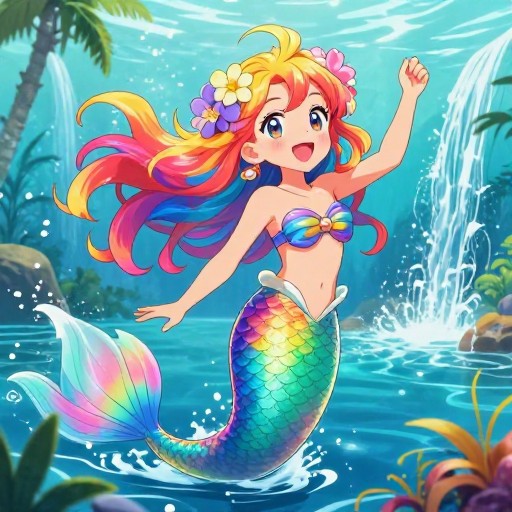 TROPICAL LAGOON - Anime Style