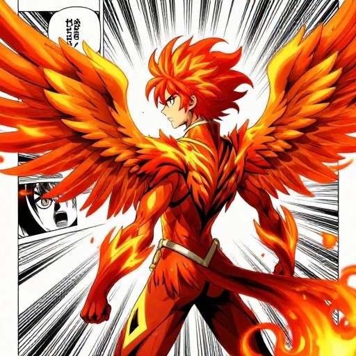 PHOENIX WING - Manga Panel