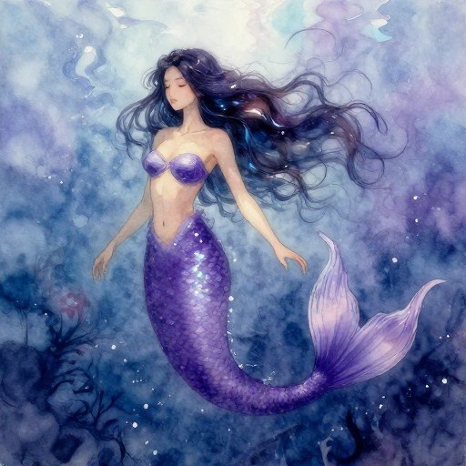 DEEP SEA MYSTIC - Watercolor