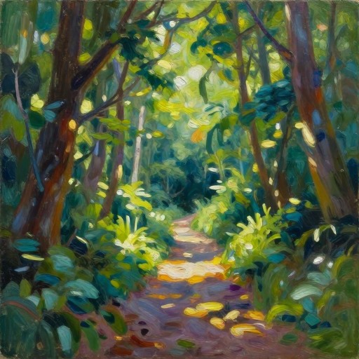 FOREST PATH - Artistic Paint