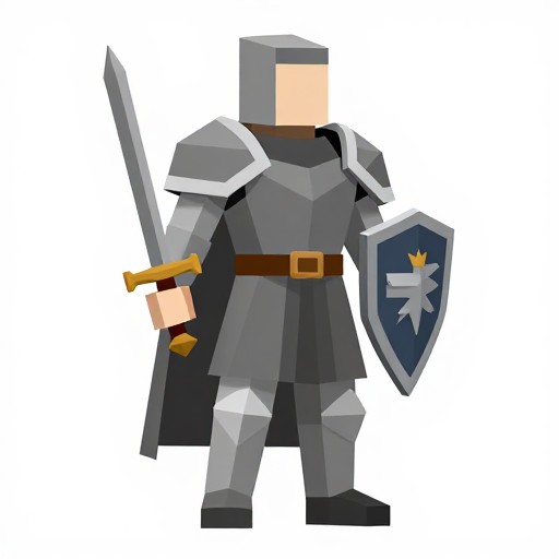 FANTASY HERO - Low Poly
