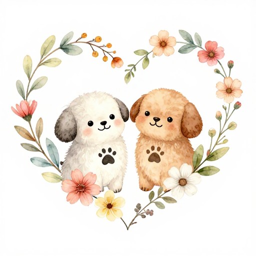 PET LOVE - Floral Heart