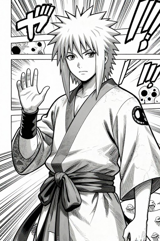 SAND SHINOBI - Manga Panel