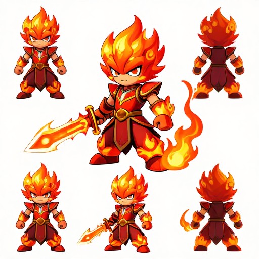 BLAZE WARRIOR - Concept Art