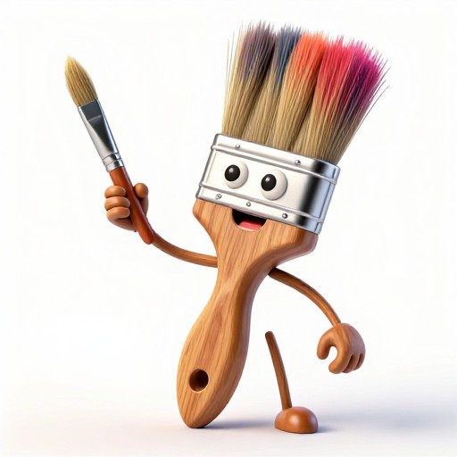 STROKE PAINTBRUSH - Realistic Object