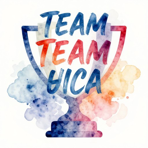 TEAM TROPHY - Watercolor