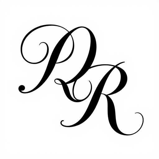 INTERTWINED PQR - Ornate Script