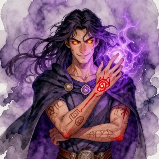 BLOOD MARK MYSTERY - Watercolor