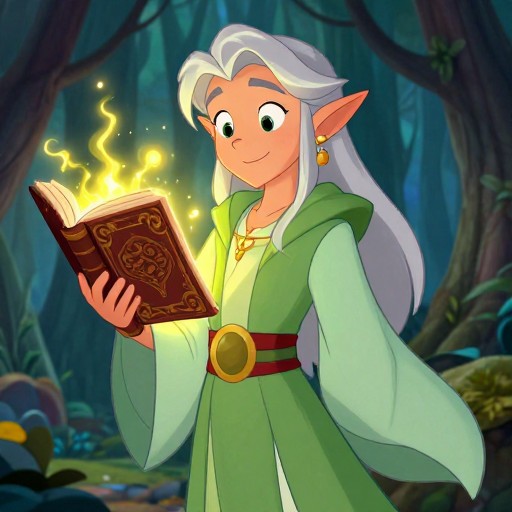 ELVEN MAGE - Cartoon