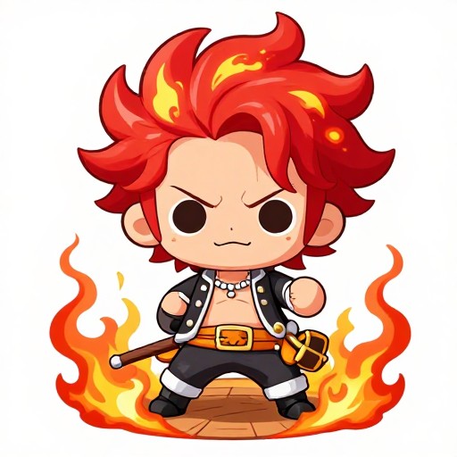 FIRE PIRATE - Chibi Style