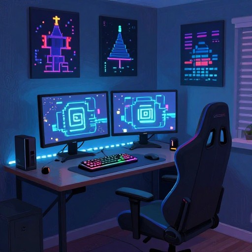 GAMER SETUP - Cozy Painted