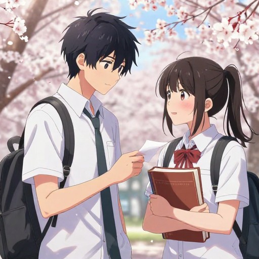 SCHOOL SWEETHEARTS - Anime Couple
