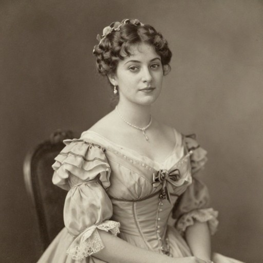 VICTORIAN LADY - Vintage Photo