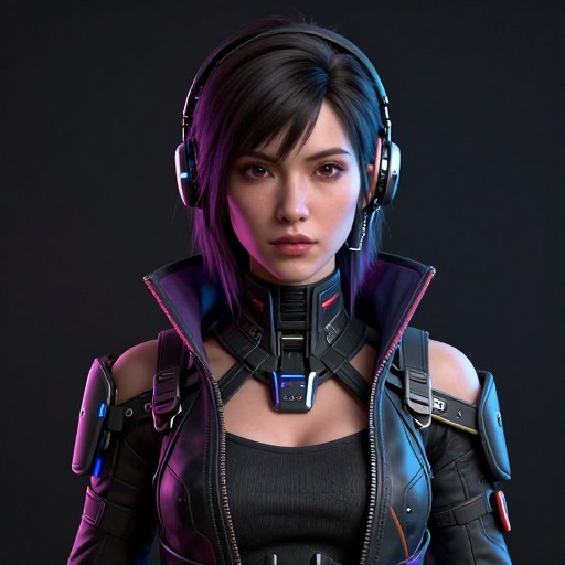 CYBERPUNK HACKER - Realistic 3D