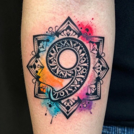 DOTWORK MANDALA - Watercolor