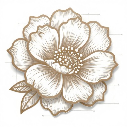 FLORAL STENCIL - Multi-Layer