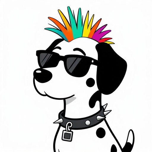 DALMATIAN PUNK - Classic Cartoon