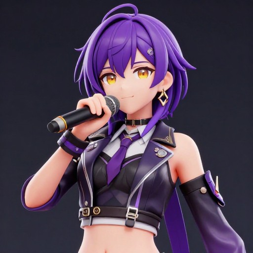 CONFIDENT VOCALIST - 3D Model