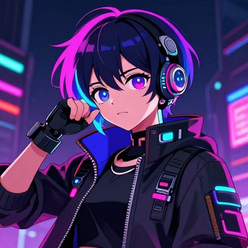 CYBERPUNK NEON - Anime Style