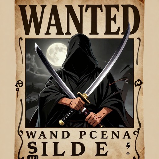 SHADOW RONIN - Wanted Poster