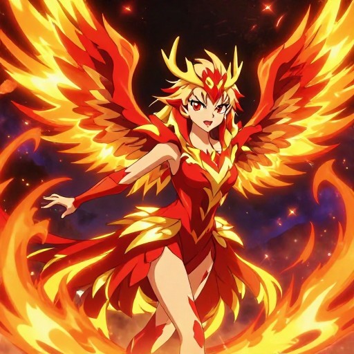 PHOENIX SPIRIT - Anime Style