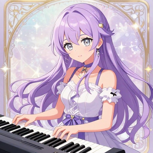 DREAMY KEYBOARDIST - Card Art