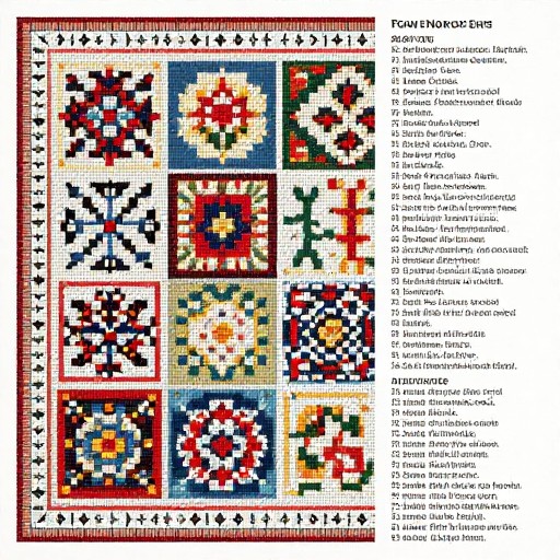 VINTAGE SAMPLER - Knitting Chart