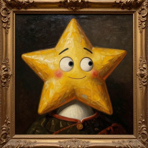 WHIMSICAL CARTOON - Classical Oil