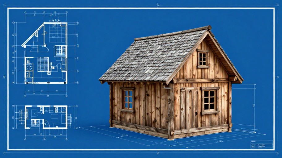 COZY COTTAGE - Blueprint