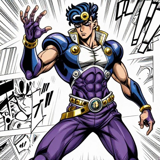 STAR PLATINUM - Manga Panel