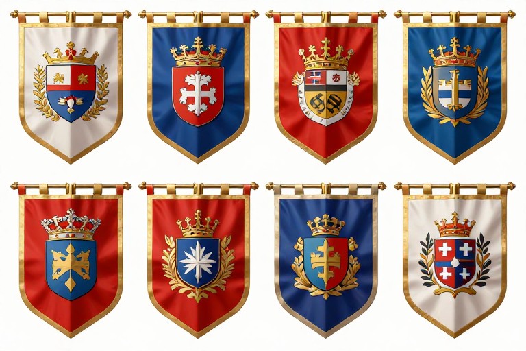 FICTIONAL FLAGS - Heraldic