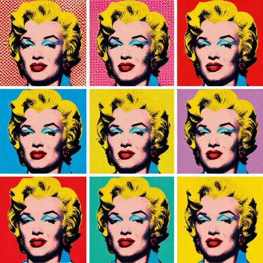 COMIC BOOK - Warhol Repetition
