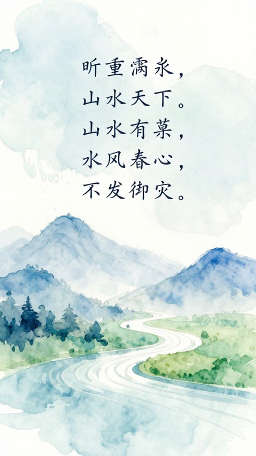 MOUNTAIN HAIKU - Watercolor Dreams