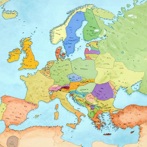 FIVE COUNTRIES - Political Atlas