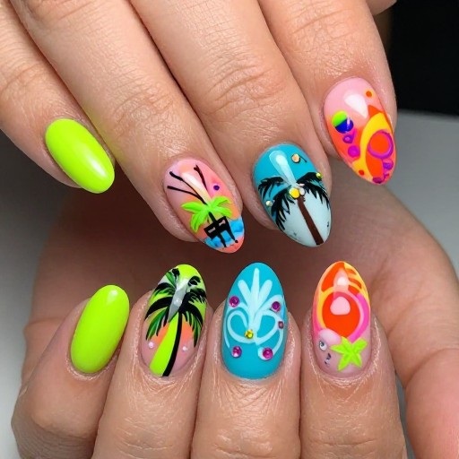 SUMMER VIBES - Nail Art