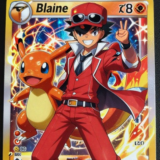 BLAINE - Trading Card