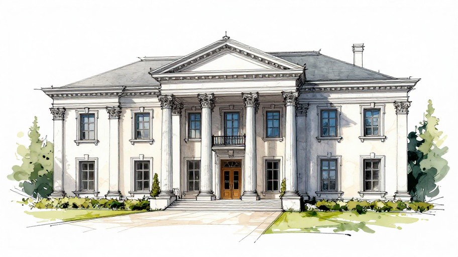 CLASSIC MANSION - Concept Sketch