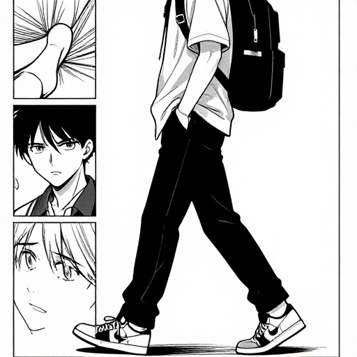 CASUAL WALK - Manga Style