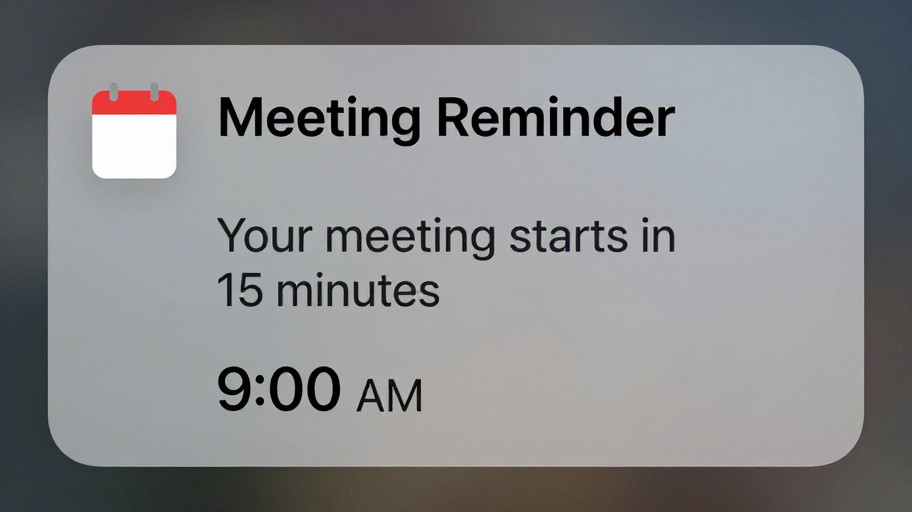 MEETING REMINDER - Compact Banner
