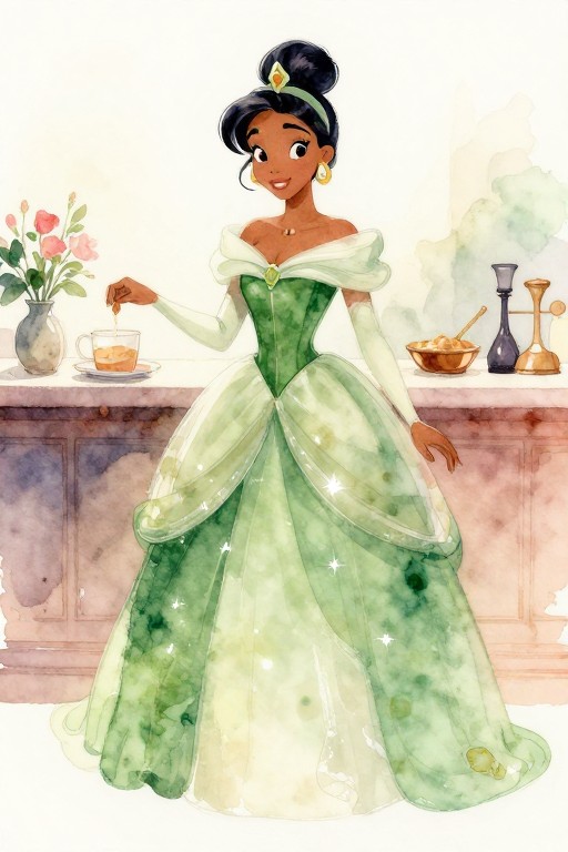 AMBITIOUS CHEF - Watercolor Fairy Tale