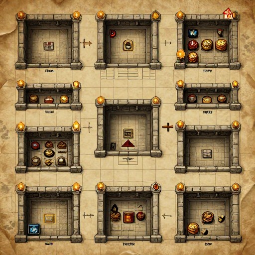 DUNGEON CRAWL - D&D Map