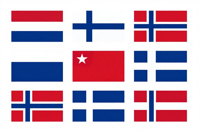 EUROPEAN FLAGS - Minimalist