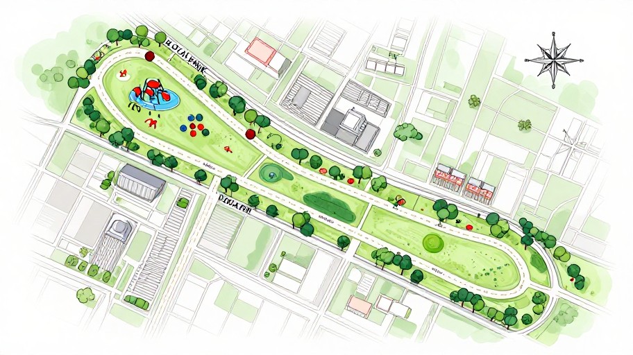 PARK LOOP - Hand-Drawn