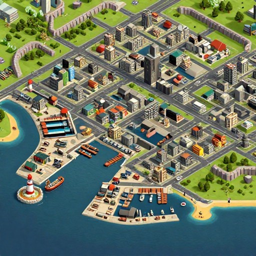 FANTASY PORT - Isometric